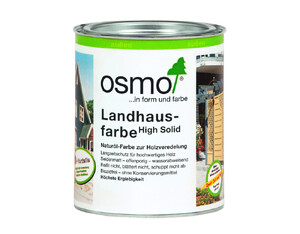 Landhausfarbe High Solid von Osmo beim Riegel Holzhandel für Salzburg Dose Landhausfarbe High Solid von Osmo