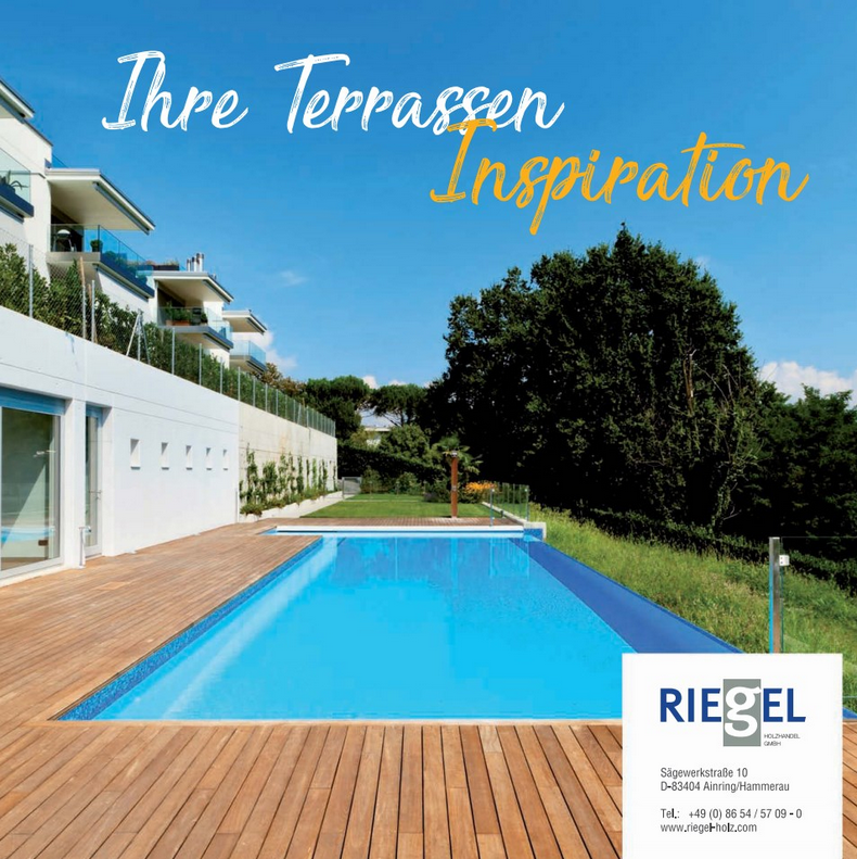 Terrassenkatalog Riegel Holz